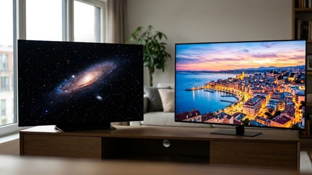 OLED TV mi QLED TV mi Görüntü Karşılaştırması