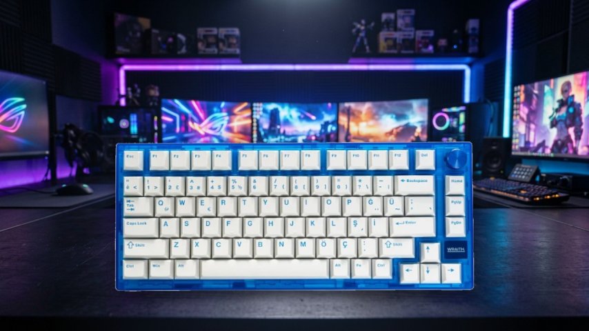 Wraith W75 V2 Cyber Blue Manyetik Switch Klavye İncelemesi