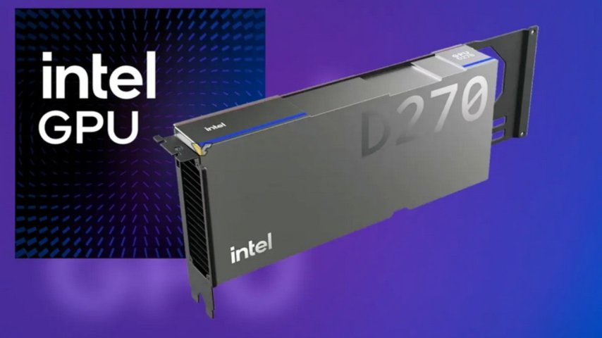 Intel D270 yapay zeka GPU'su 3D grafik birimleri olmadan 480 GB belleğe çıkıyor