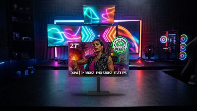 320 Hz Monitör Önerisi! Dual Mod 4K 160 Hz Değer Mi?
