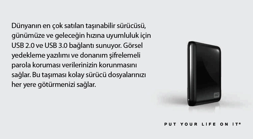 500 GB (2.5) USB3.0 WES.DIG.MY PASSPORT ESS. GUMUS
