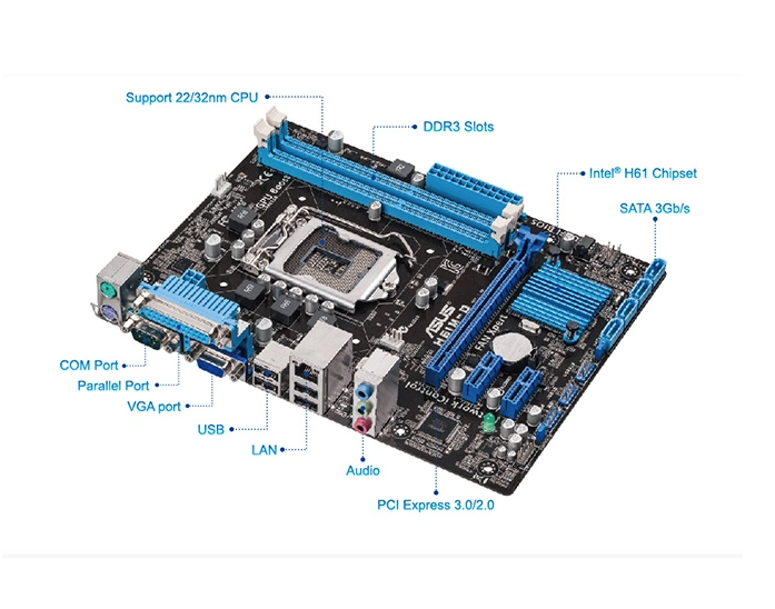 ASUS H61M-D