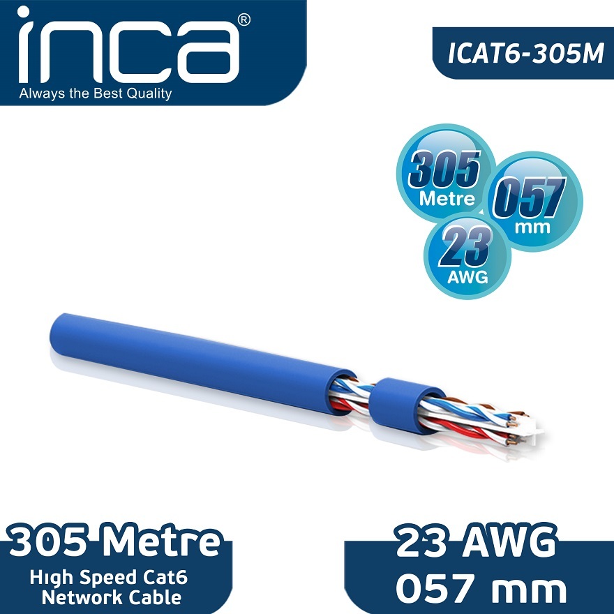 Inca ICAT-305 23AWG Cat6 Kablo