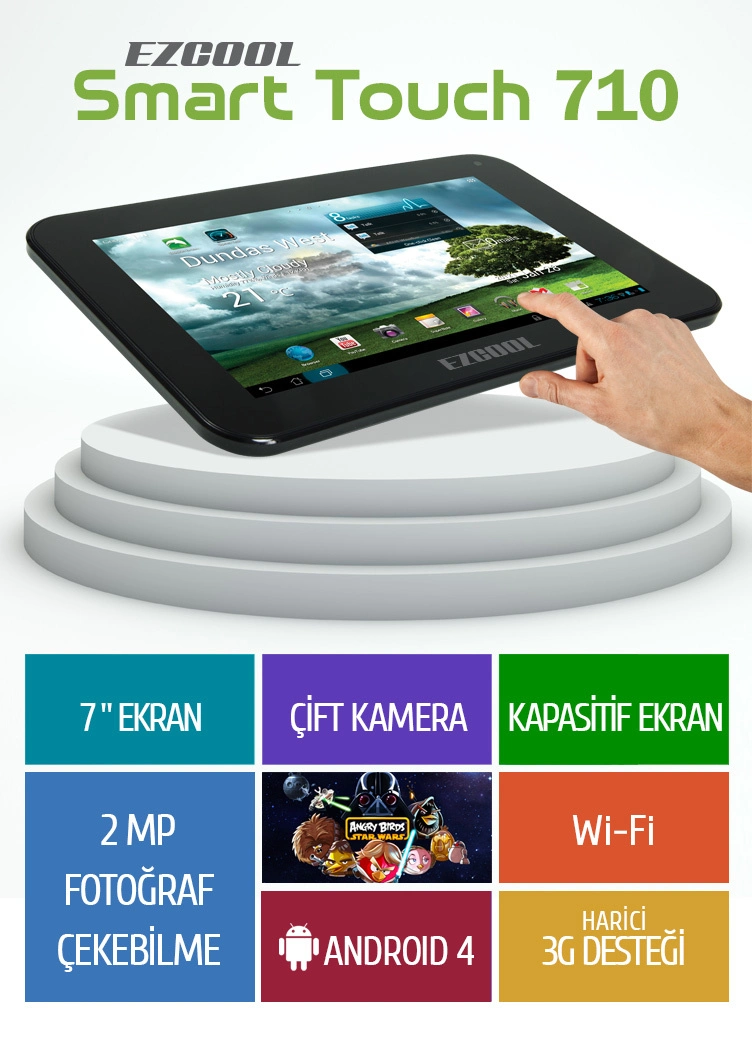 Smart 710 Ezcool Smart Touch 710 4GB DualCam 7