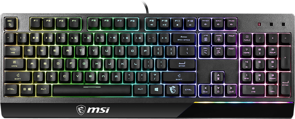 MSI Vigor GK30 TR Mekanik Hisli RGB WaterProof Gaming Klavye