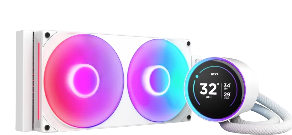 NZXT Kraken Elite 280 RL-KR28E-W2 280mm LCD RGB Beyaz İşlemci Sıvı Soğutucu (2024)