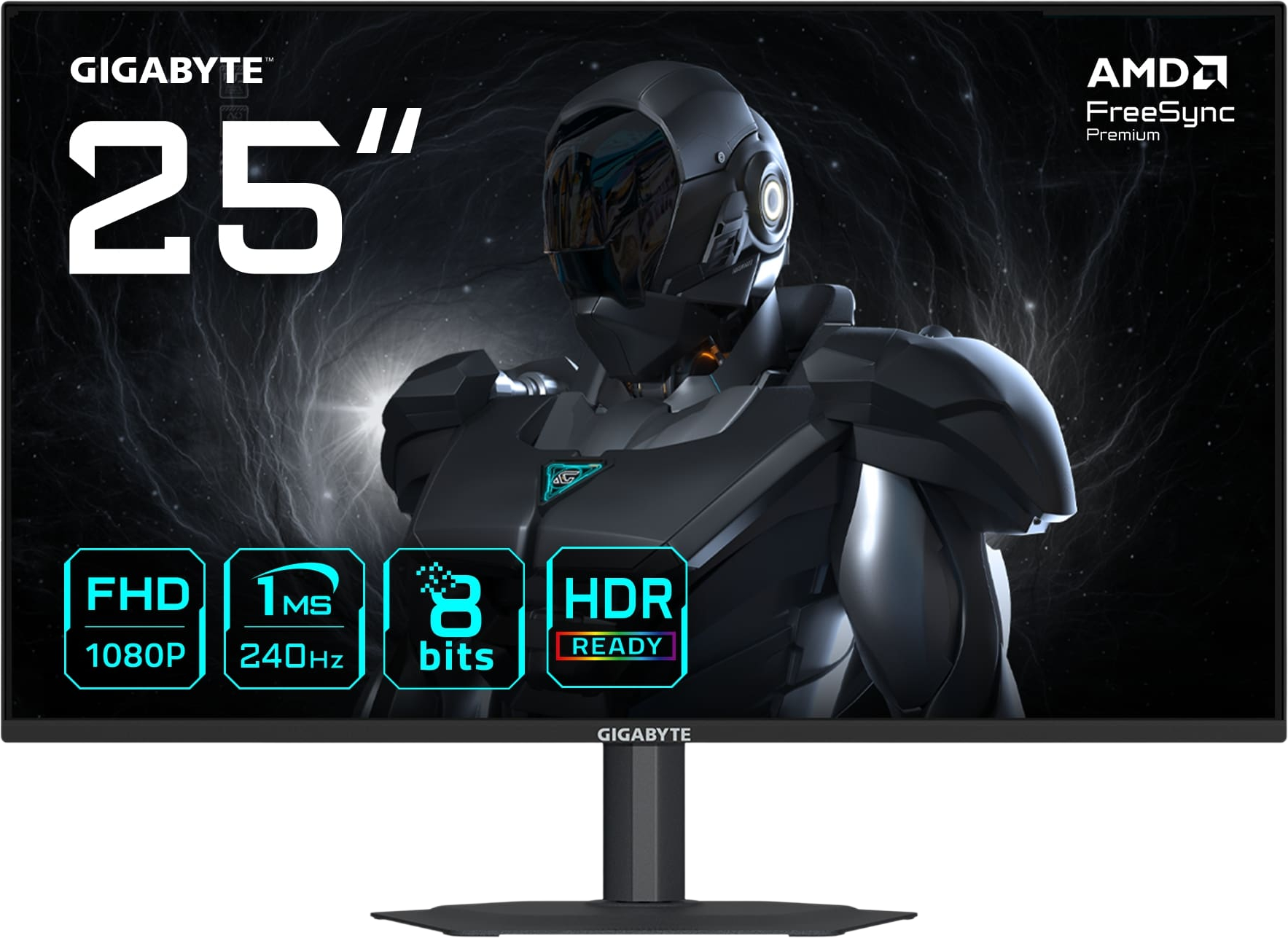 GIGABYTE 24,5″ G25F2A 240Hz FHD IPS Pivot Gaming Monitör