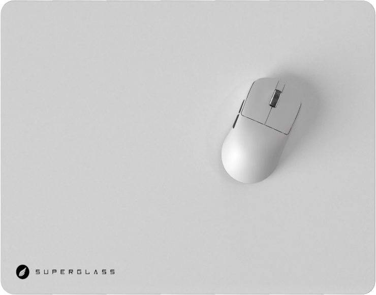 Hawk Gaming HM20 Superglass Cam Mousepad Beyaz