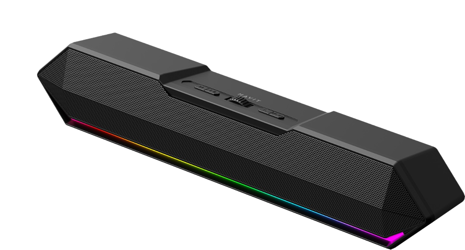 Havit Gamenote SK772BT RGB Aydınlatmalı Bluetooth Soundbar - Siyah