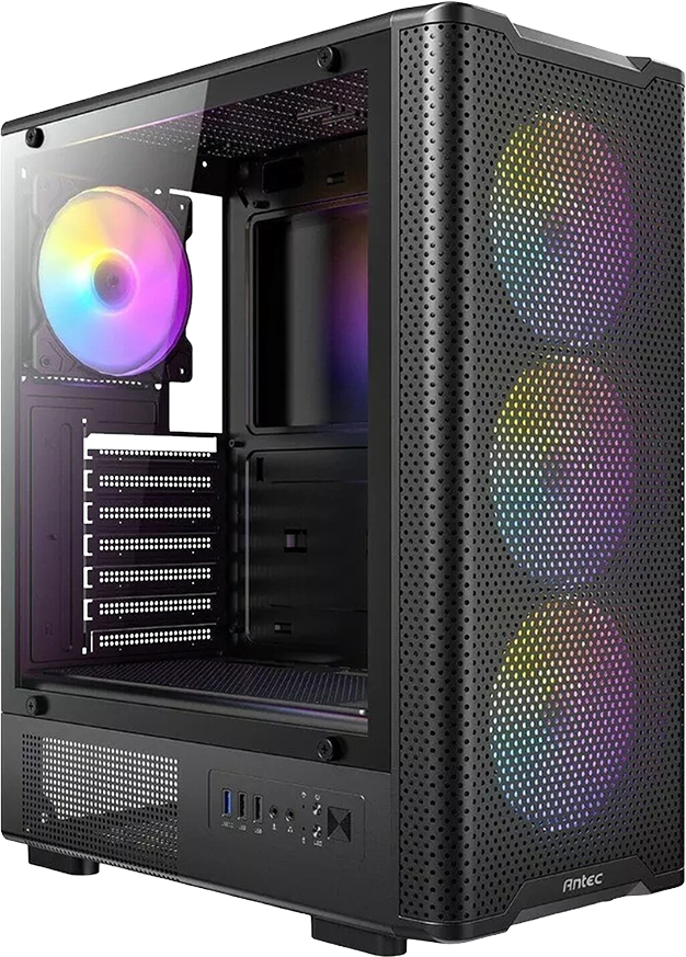ANTEC VX310 ARGB 750W 80+ BRONZE 4xARGB Fan ATX Siyah Mid Tower Gaming Kasası