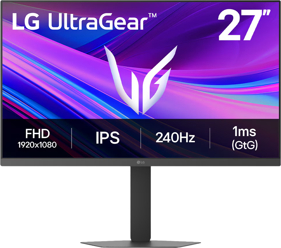LG UltraGear G4 27G440A-B 27″ 240Hz 1ms FreeSync G-Sync HDR10 Pivot FHD IPS Gaming Monitör