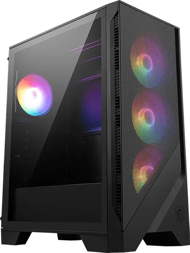MSI MAG Forge 121A B75 PCIE5 II 750W Bronze 4x120mm Auto RGB Fan Tempered Glass ATX Gaming Kasa