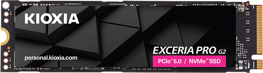Kioxia Exceria Pro G2 LVE10Z2T04G8 2TB Gen5 14900/13400MB/sn NVMe PCIe M.2 SSD