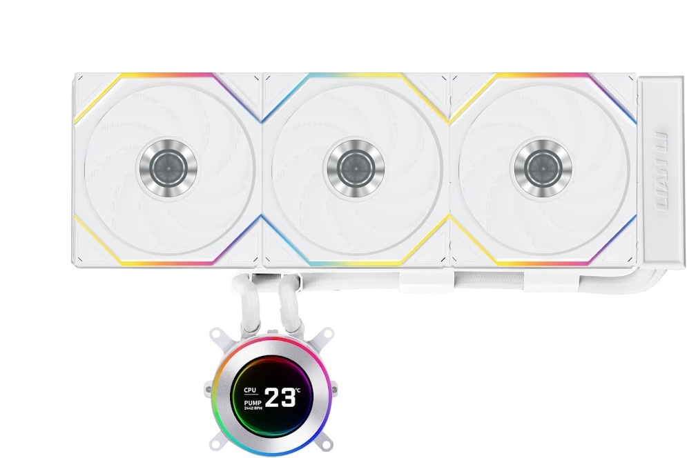 Lian Li Hydro-Shift II LCD-C 360TL Beyaz Sıvı Soğutucu