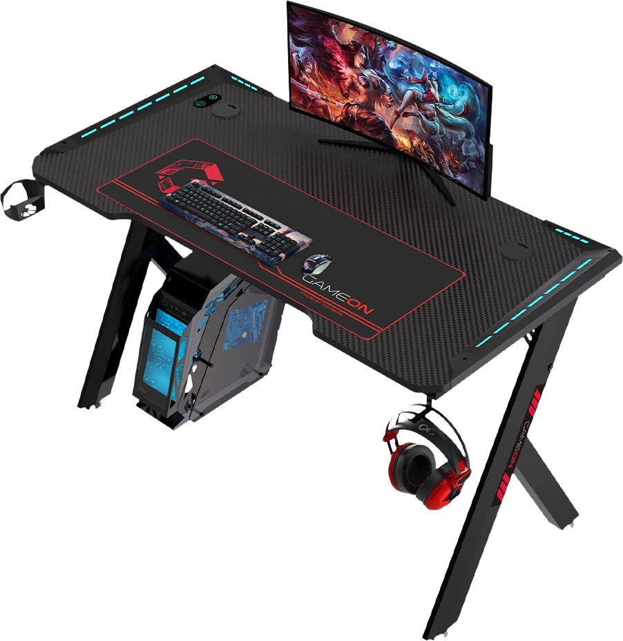 Gameon Hawksbill Serisi Rgb Akıcı Işıklı Oyun Masası