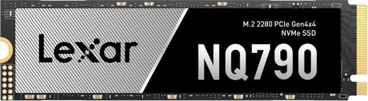 LEXAR NQ790 512GB Gen4x4 7000/6000MB/sn NVMe PCIe M.2 SSD (LNQ790X512G-RNNNG)