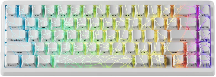 XVX M67 JadeStone Mekanik Beyaz Örümcek ağı Klavye