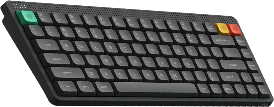 NuPhy Node75 Mekanik Blush Nano Gri Klavye