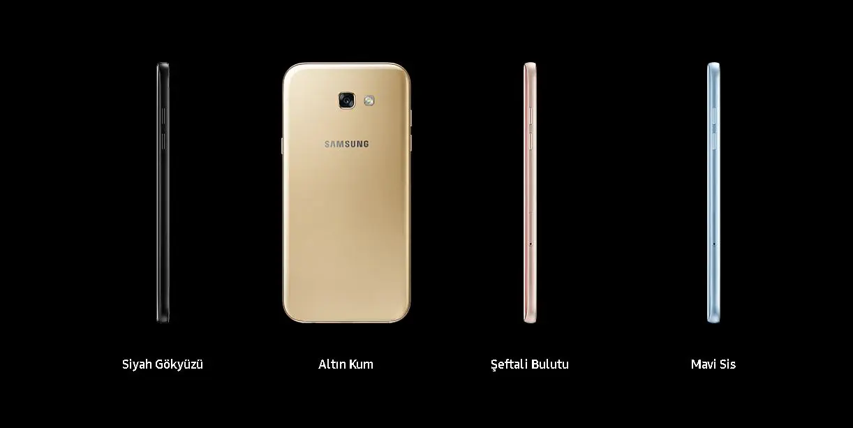 Samsung Galaxy  A7 2017 Pembe Dist