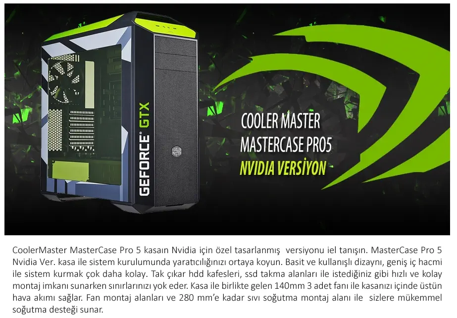 Cooler Master MCY-005P-KWN00-NV Kasa