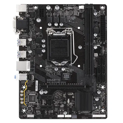 Gigabyte B250M-D2V Micro ATX Gaming (Oyuncu) Anakart