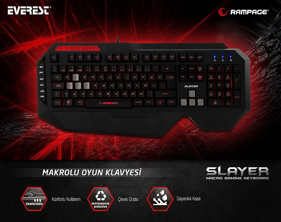 Everest Rampage Slayer KB-R11 Klavye