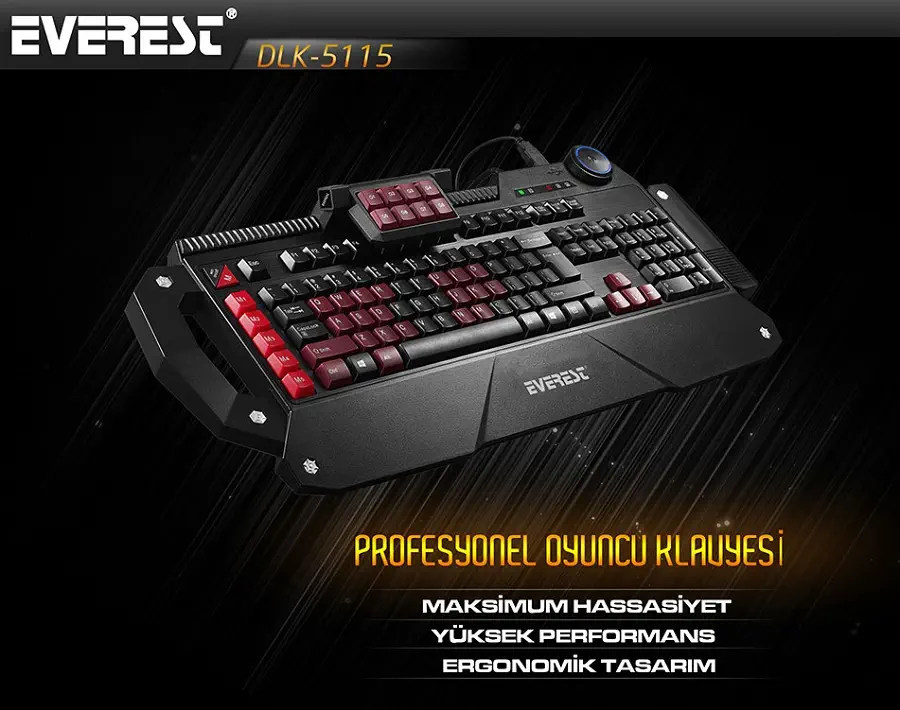 Everest Rampage DLK-5115 Oyuncu Gaming Klavye