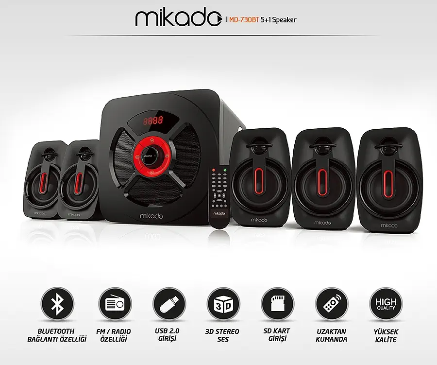 Mikado MD-730BT Speaker