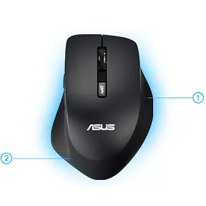 Asus WT425 Siyah Mouse