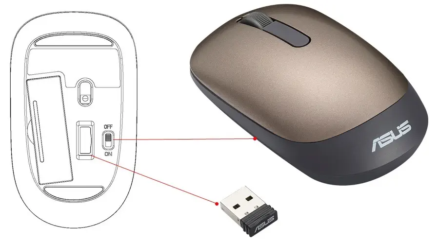 Asus WT205 Mouse