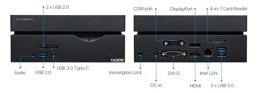 Asus VivoMini VC66-B053M Mini PC