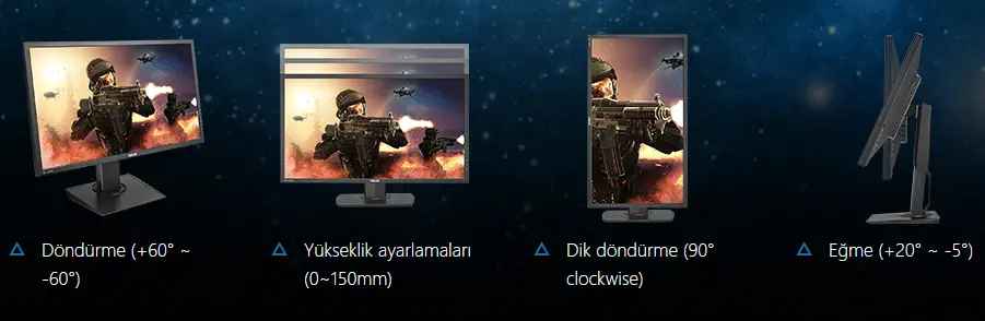 Asus MG24UQ Gaming (Oyuncu) Monitör
