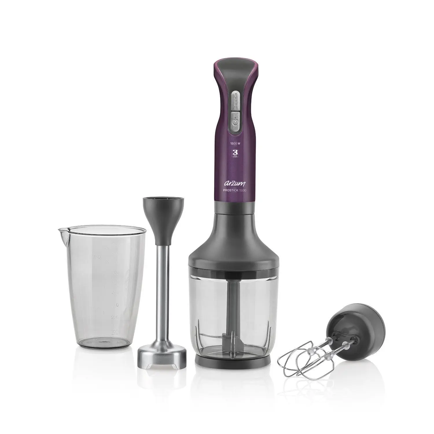 Arzum AR1053 Prostick 1500W El Blender Seti Mürdüm