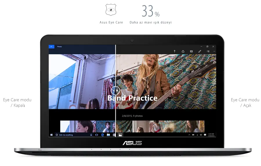 Asus X556UR-XX152TC Notebook
