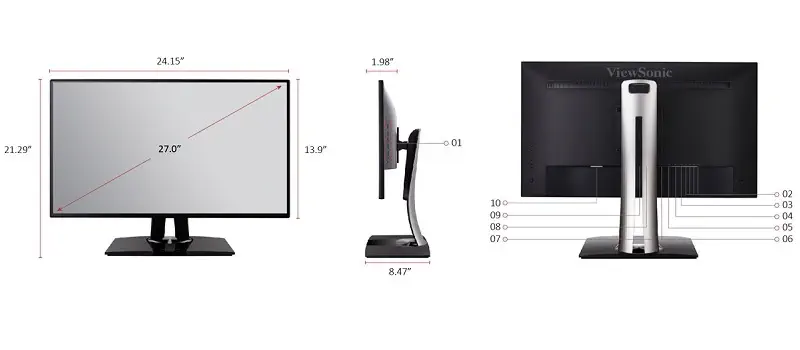 ViewSonic VP2768 Monitör