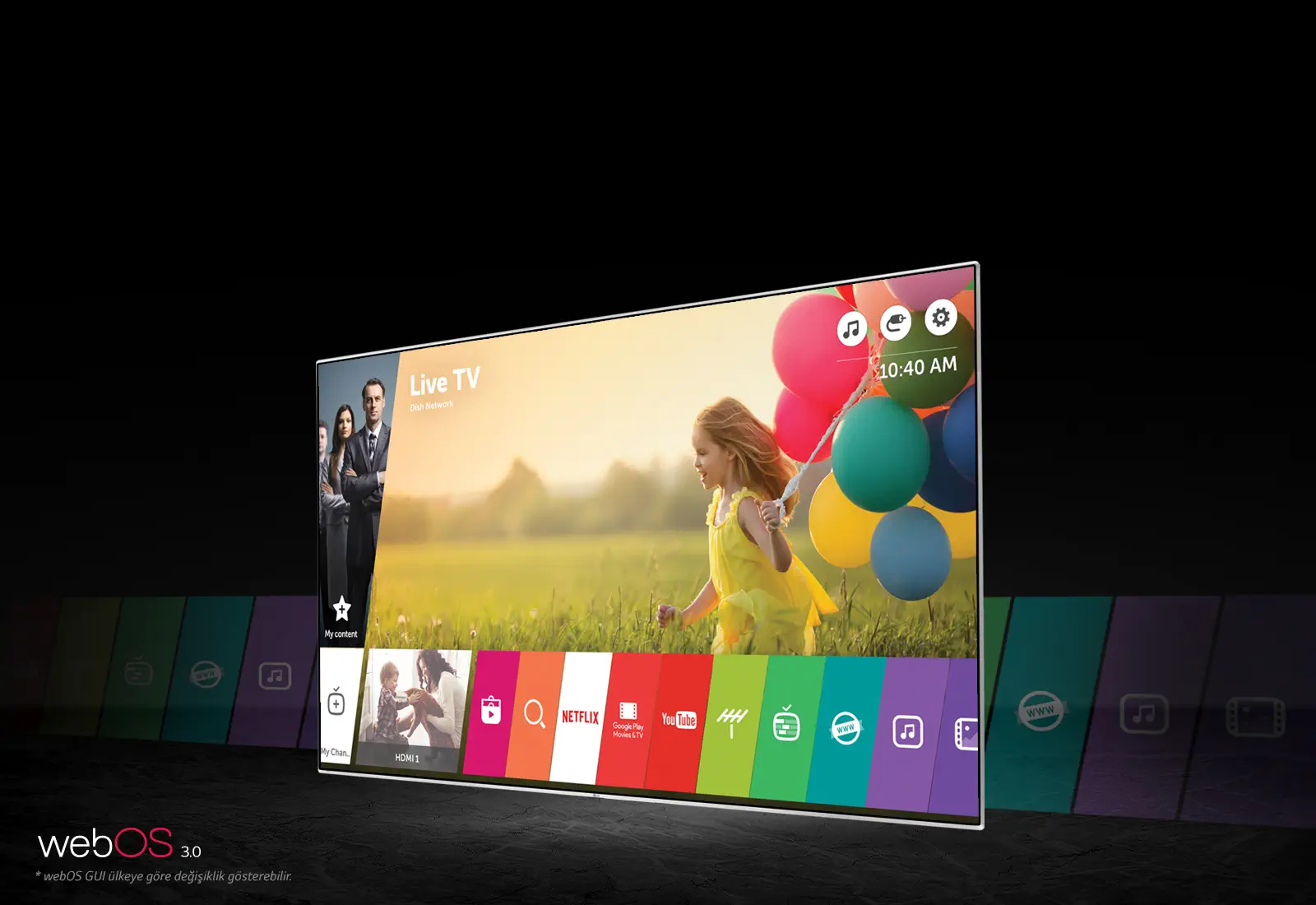 LG 55E6V 55″ 140 Ekran 4K Uydu Alıcılı 3D Smart Oled Tv