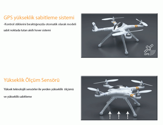 Walkera QR X350 FPV Ekranlı Multikopter Seti