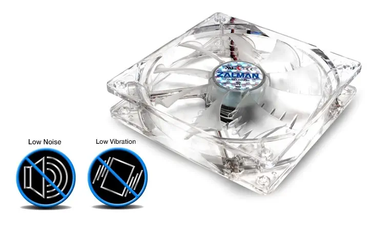 Zalman ZM-F1 LED(SF) 80mm Mavi Ledli Kasa Fanı