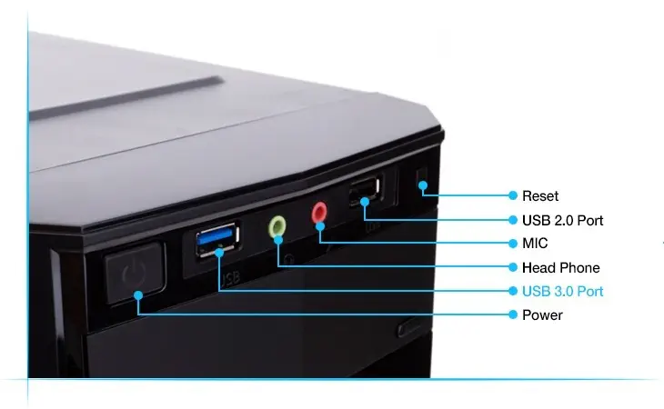 Zalman ZM-T3 1xUSB 3.0 Mini Tower Kasa