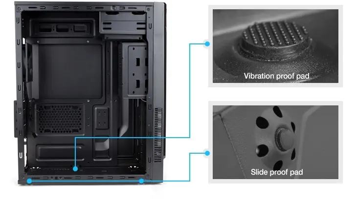 Zalman ZM-T2 Plus ATX Mikro Mini Tower Siyah Kasa