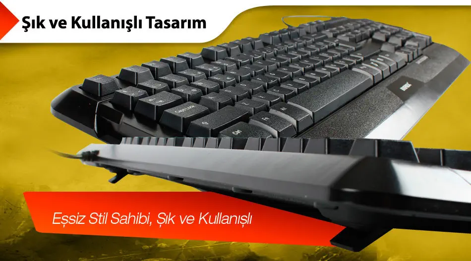 Everest KB-8835 USB Q Standart Siyah Gaming Klavye