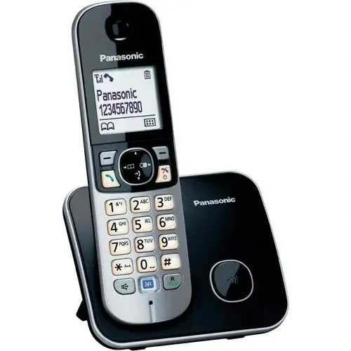 Panasonic KX-TG 6811 Dect Telefon Siyah