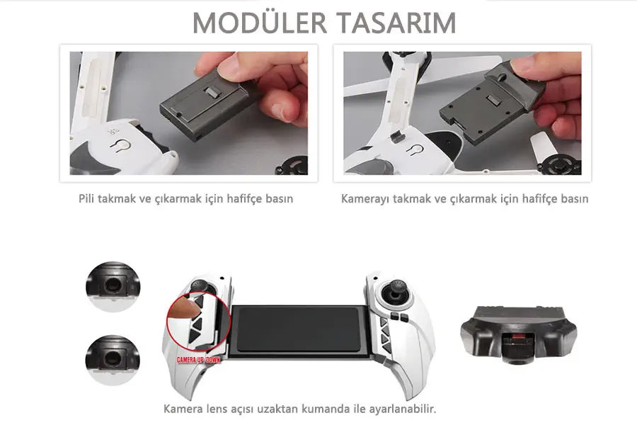 Kaideng Pantoma K80 Kullanıma Hazır Bronz Drone