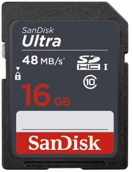 SanDisk 16GB Ultra SDHC UHS-I SDSDUNB-016G-GN3IN SD