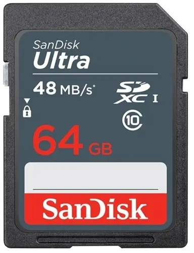SanDisk 64GB Ultra SDHC UHS-I SDSDUNB-064G-GN3IN SD