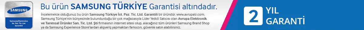 Samsung DW60K8550FS/TR A++ 5 Programlı Bulaşık Makinesi