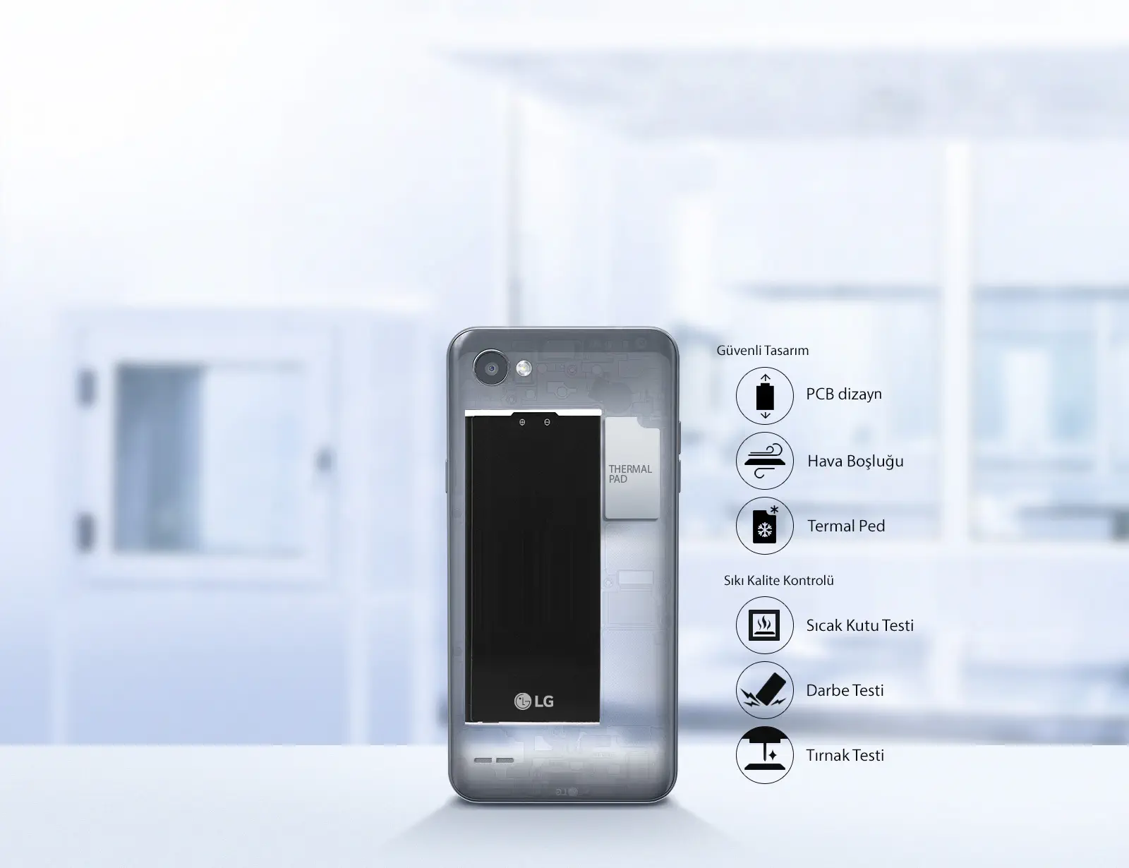 LG Q6 M700Y 32 GB Beyaz - Siyah