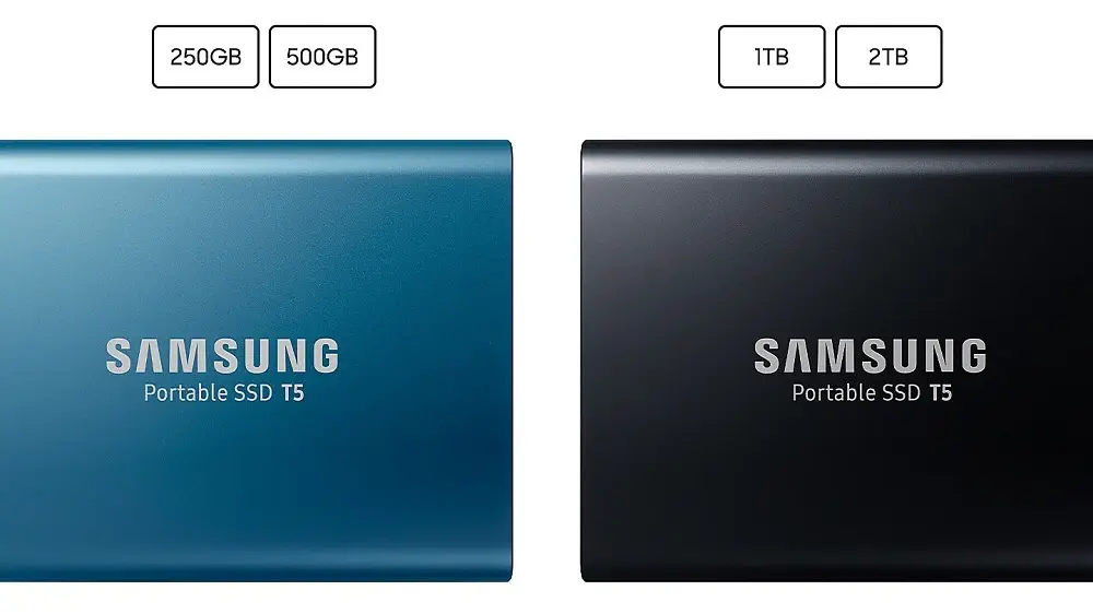 Samsung T5 MU-PA1T0B/WW Taşınabilir SSD