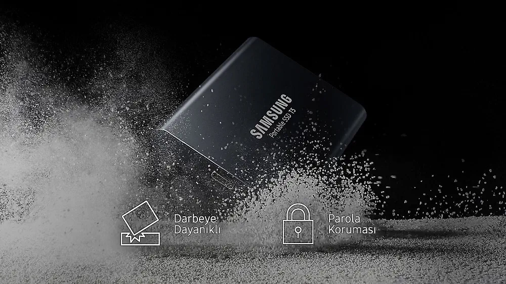 Samsung T5 MU-PA1T0B/WW Taşınabilir SSD