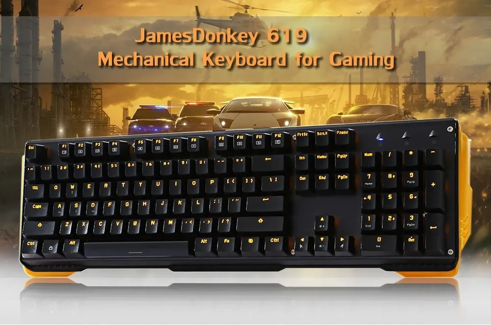 James Donkey 619 Mavi Switchli Oyuncu Gaming Klavye